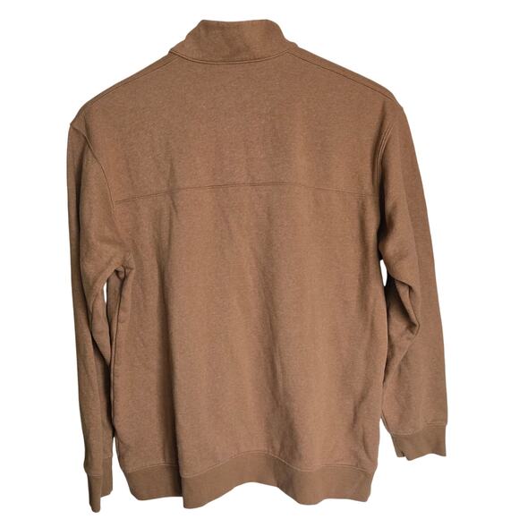 Columbia Men's XL 1/4 Zip Brown/tan Pullover - Picture 3 of 7